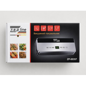 Вакуумний пакувальник 200Вт з сенсорним дисплеєм Zepline ZP-00357 Вакуумний пакувальник 200Вт з сенсорним дисплеєм Zepline ZP-00357