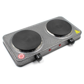 Плита електрична Domotec MS-5822 2кф., 2000Вт