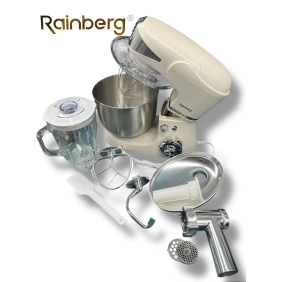 Кухонний комбайн Rainberg RB 8088 W | Тістоміс 3600 Вт